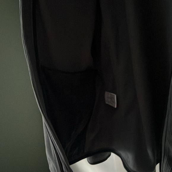 NWT Eddie Bauer Men's Dark Grey Stretch Fleece Jacket Large - Picture 14 of 15